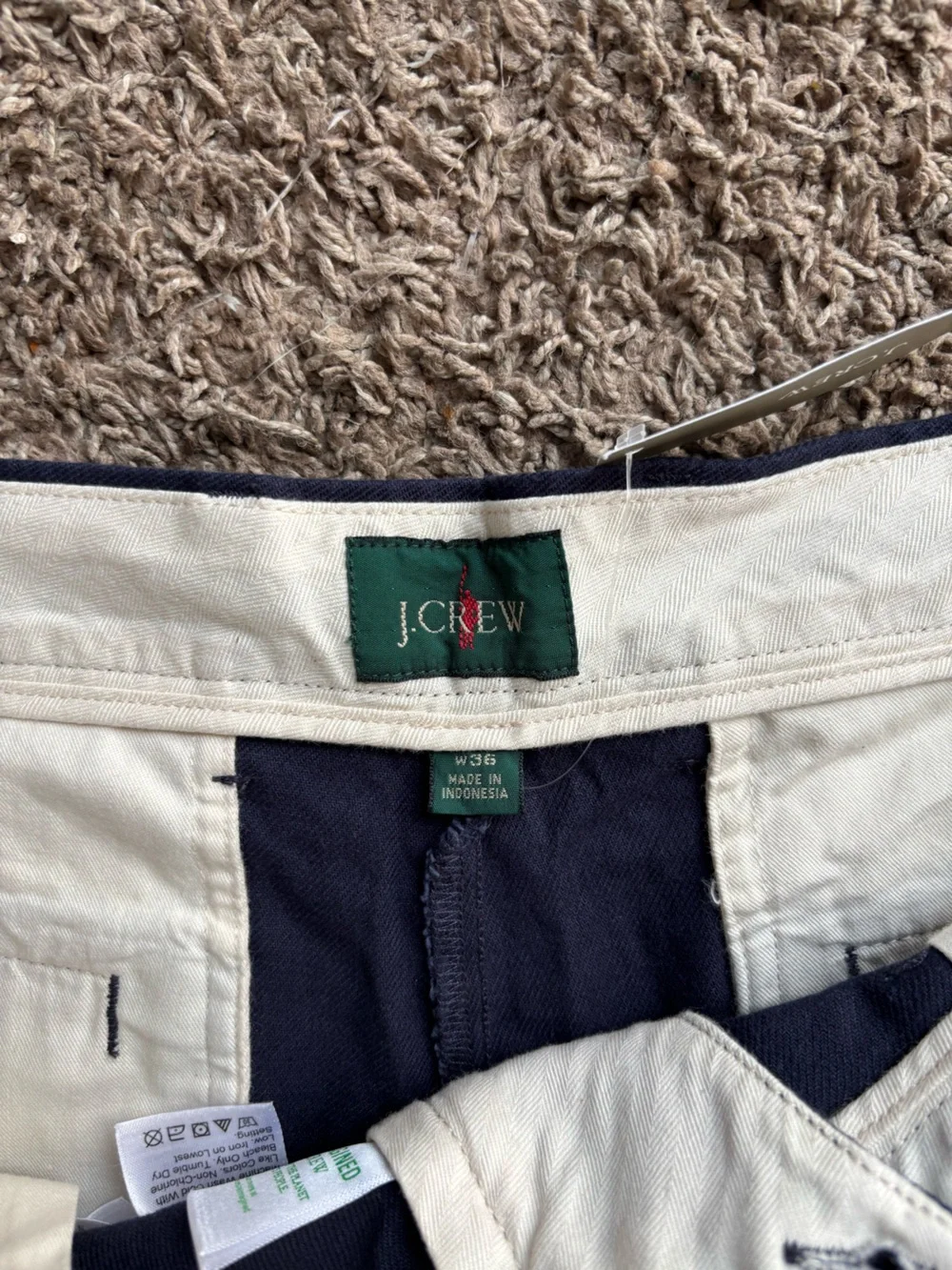 J. Crew Navy Flat-Front Men's Shorts